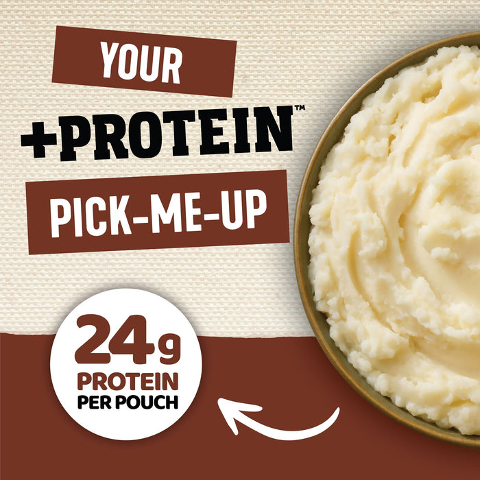 Idahoan Loaded Baked + Protein Mashed Potatoes, 4.6 oz (Pack of 10)