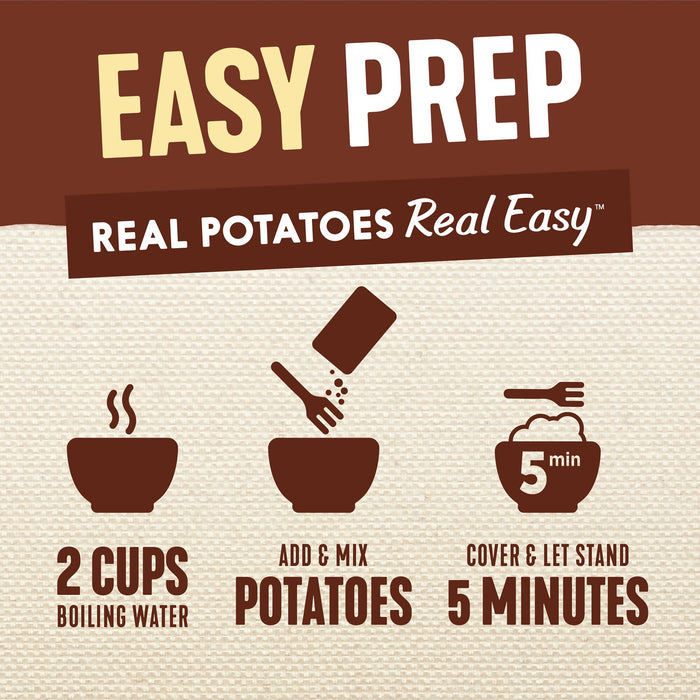 Idahoan Loaded Baked + Protein Mashed Potatoes, 4.6 oz (Pack of 10)