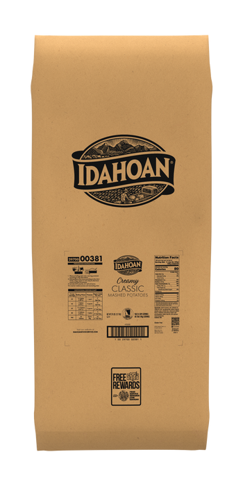 Front of bag image of Idahoan® CREAMY Classic Mashed Potatoes