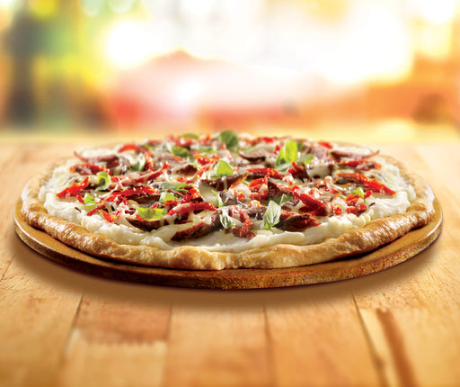 Idahoan® FLAKES Unseasoned Potatoes made on a pizza
