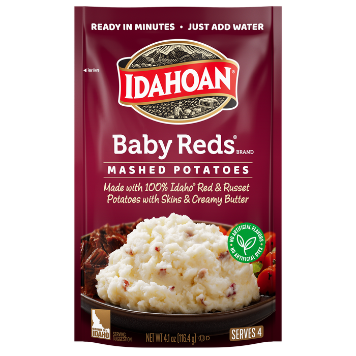 Idahoan® Baby Reds® Mashed Potatoes, 4.1 oz (Pack of 10)