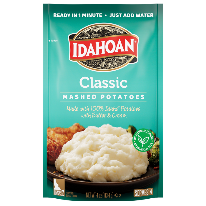 Idahoan® Classic Mashed Potatoes, 4 oz (Pack of 12)