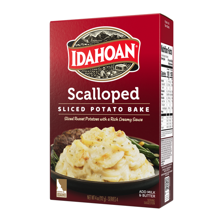 Idahoan® Scalloped Homestyle Sliced Potato Bake, 4 oz (Pack of 12)