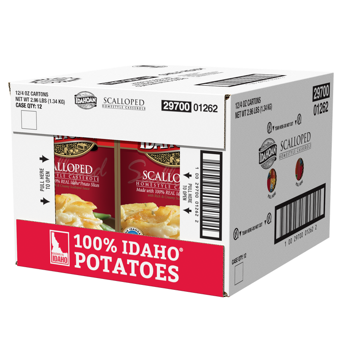 Idahoan® Scalloped Homestyle Sliced Potato Bake Family Size, 7.34 oz (Pack of 10)