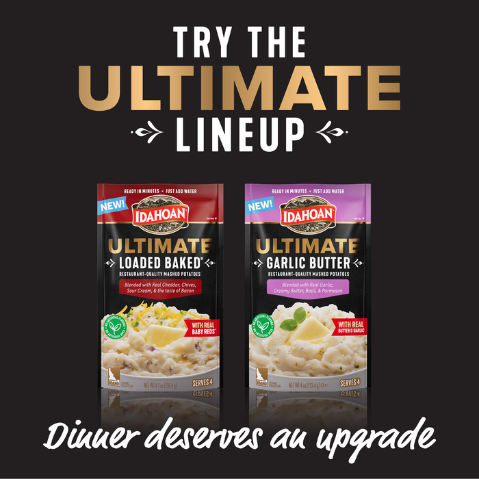 Idahoan® Ultimate Loaded Baked Mashed Potatoes, 4 oz (Pack of 10)