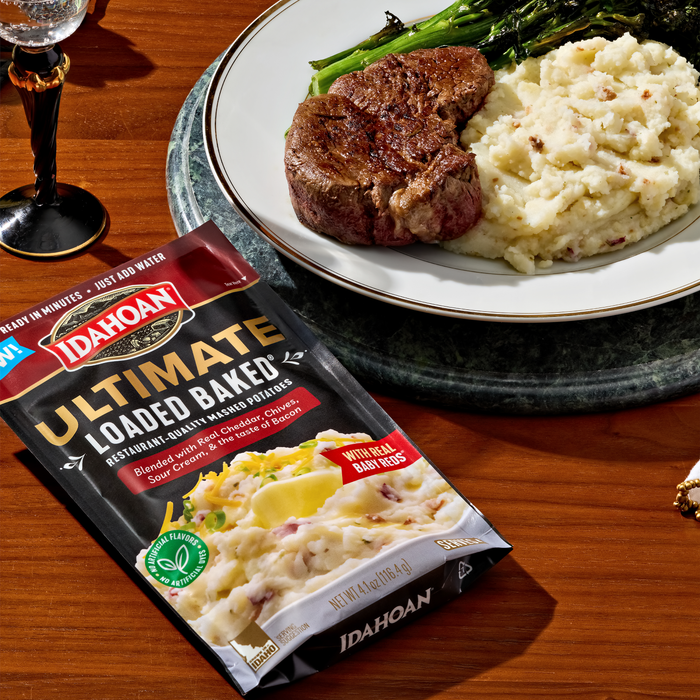 Idahoan® Ultimate Loaded Baked Mashed Potatoes, 4 oz (Pack of 10)