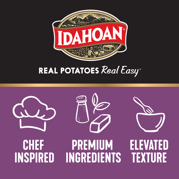 Idahoan® Ultimate Garlic Butter Mashed Potatoes, 4 oz (Pack of 12)