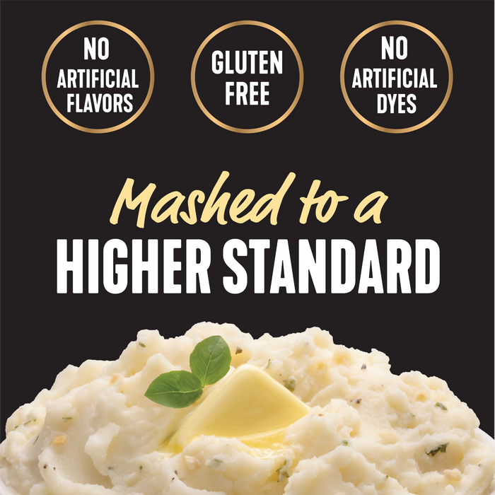 Idahoan® Ultimate Garlic Butter Mashed Potatoes, 4 oz (Pack of 12)