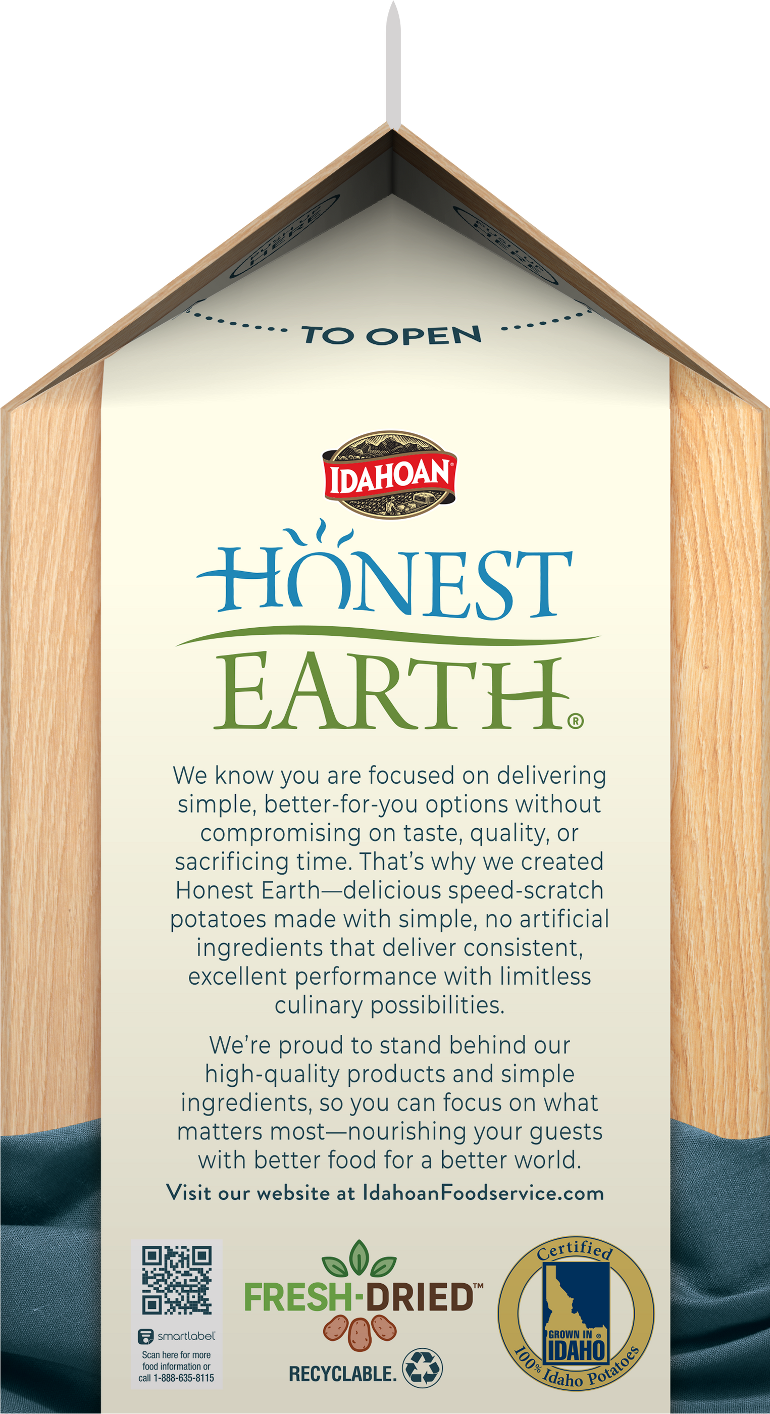 Honest Earth® Hash Brown Shredded Potatoes — Idahoan