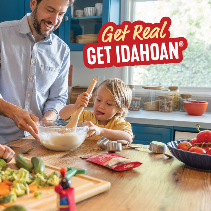 Idahoan®  Buttery Homestyle® Mashed Potatoes, 4oz (Single Pouch)
