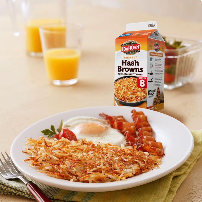 Idahoan® Fresh Cut Hash Browns, 4.8oz, (Pack of 8)