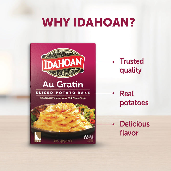 Idahoan® Au Gratin Homestyle Casserole, 4 oz (Pack of 12)