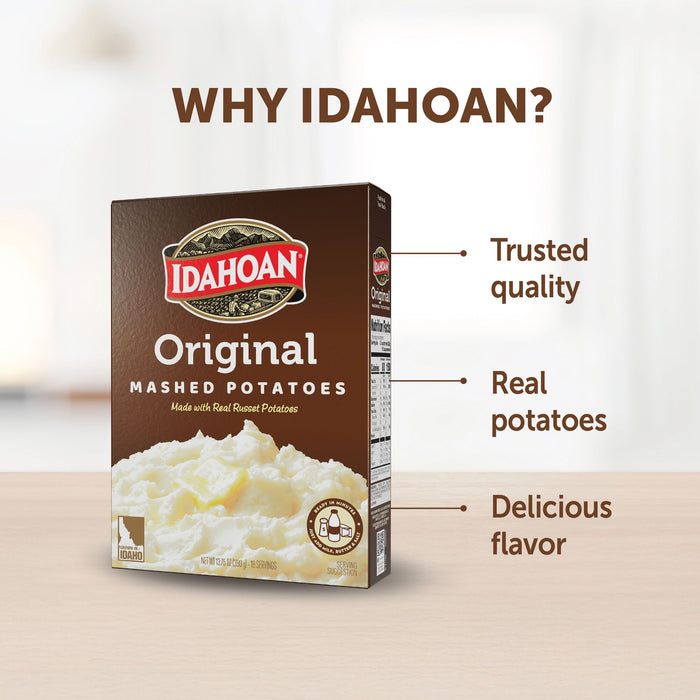 Idahoan® 13.75 oz Original Mashed Potatoes, 13.75 oz (Pack of 12)