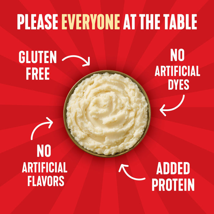 Idahoan Buttery Homestyle + Protein Mashed Potatoes, 4.6 oz (Pack of 10)