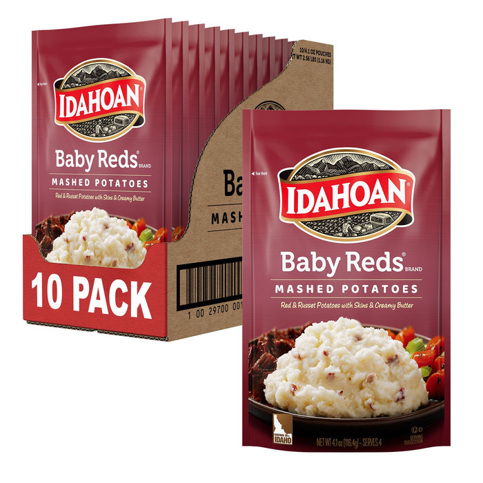 Idahoan® Baby Reds® Mashed Potatoes, 4.1 oz (Pack of 10)