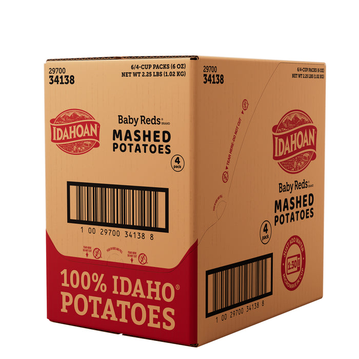 Open Case image of Idahoan® Baby Reds® Mashed Potatoes Cup 4-Pack