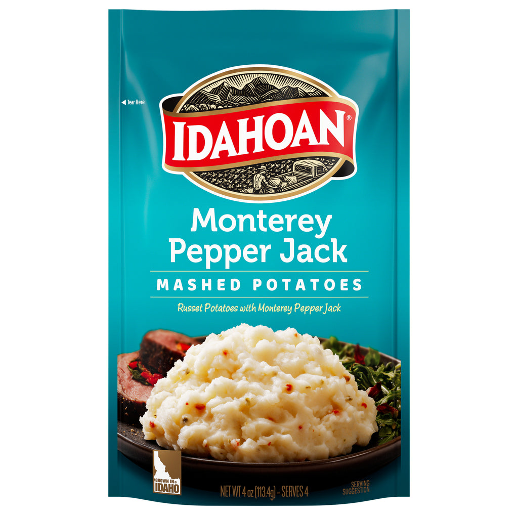 Idahoan Monterey Pepper Jack Mashed 4 oz Single Pouch