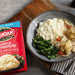 Image of cooked and plated Idahoan® Buttery Homestyle® Mashed Potatoes Family Size