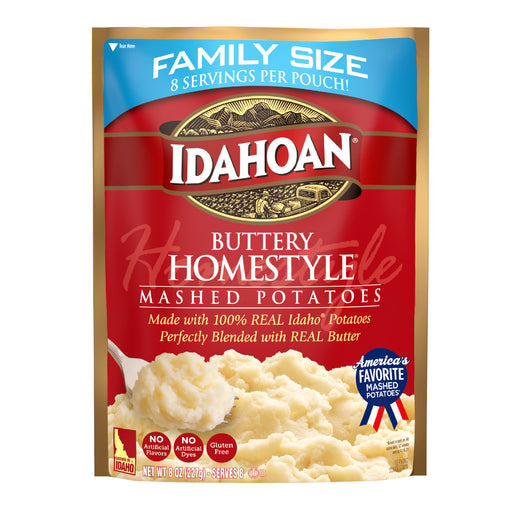 Front image of Idahoan® Buttery Homestyle® Mashed Potatoes Family Size