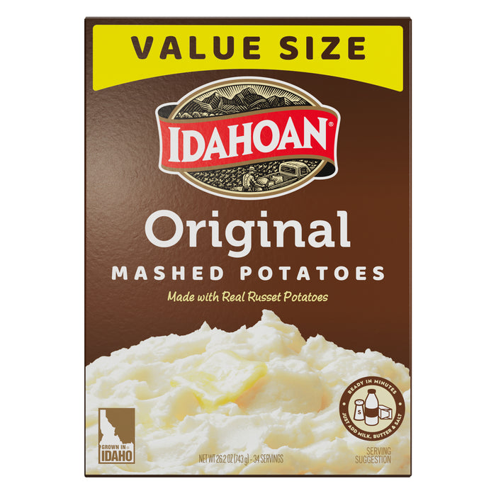 Front image of Idahoan® 26.2 oz Original Mashed Potatoes