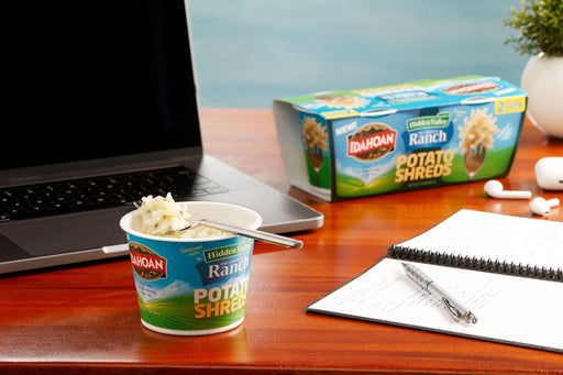 Image of cooked and plated Idahoan® Potato Shreds seasoned with Hidden Valley® Original Ranch®