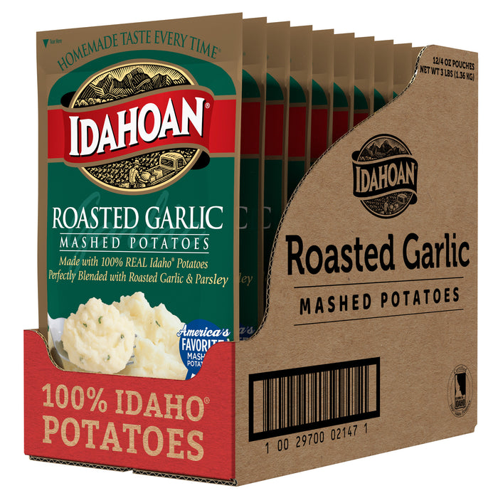 Open Case image of Idahoan® Roasted Garlic Mashed Potatoes