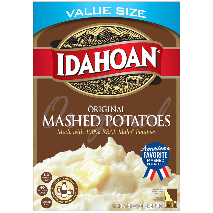 Front image of Idahoan® 26.2 oz Original Mashed Potatoes