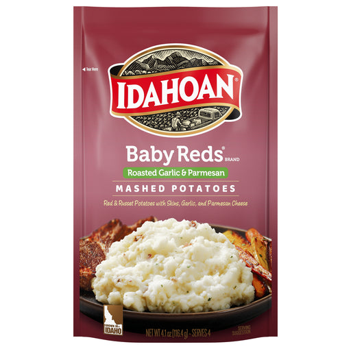 Front image of Idahoan Baby Reds® w/Roasted Garlic & Parm Mashed Potatoes