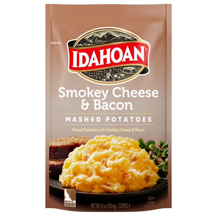 Front image of Idahoan® Smokey Cheese & Bacon Mashed Potatoes