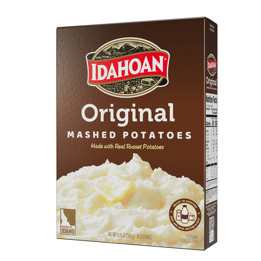 Idahoan 13.75 oz Original Mashed Potatoes 13.75 oz Pack of 12