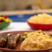 Image of cooked and plated Idahoan® Four Cheese Mashed Potatoes