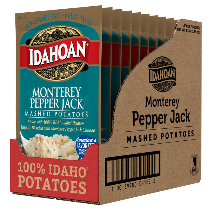 Open Case image of Idahoan® Monterey Pepper Jack Mashed Potatoes