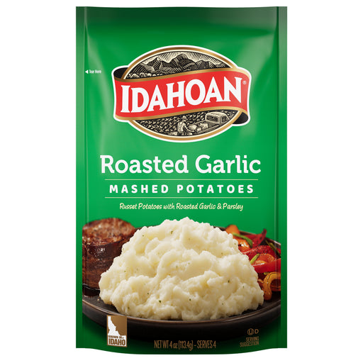 Front image of Idahoan® Roasted Garlic Mashed Potatoes