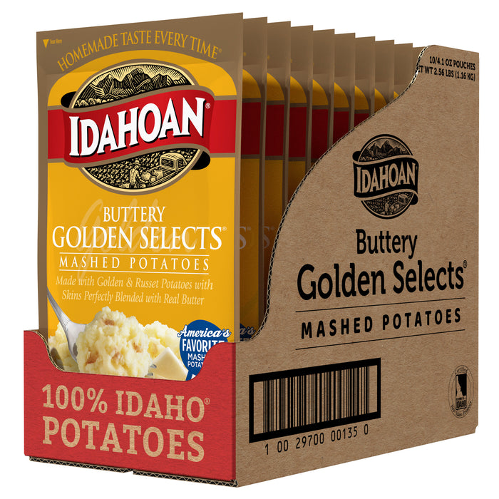 Open Case image of Idahoan® Buttery Golden Selects® Mashed Potatoes