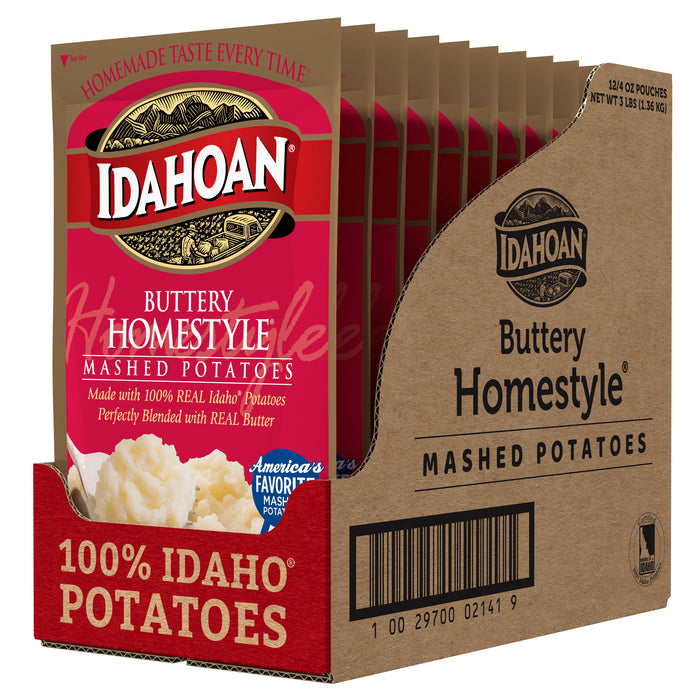 Open Case image of Idahoan® Buttery Homestyle® Mashed Potatoes