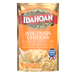 Front of pouch image of Idahoan Wisconsin Cheddar Mashed