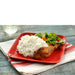 Idahoan® Sour Cream & Chives Mashed made on a plate with chicken