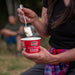 Idahoan Buttery Homestyle® Mashed Potatoes Cup made and being held by a girl