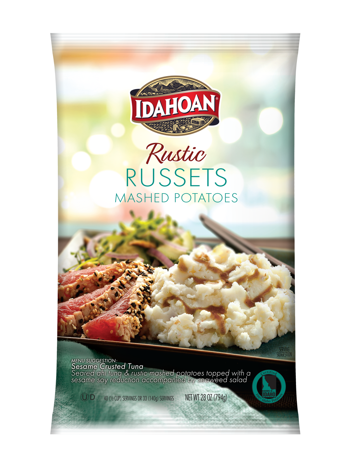 Idahoan Flakes Unseasoned Potatoes 40 lb. Bag