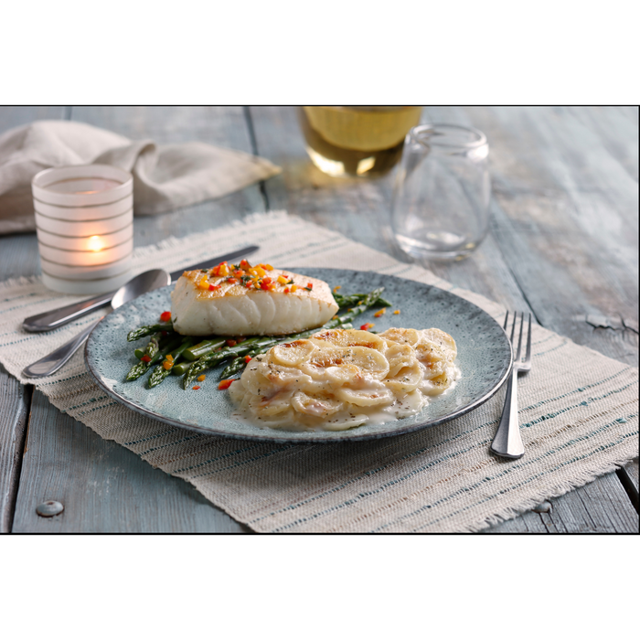 Image of cooked and plated Idahoan® Scalloped Homestyle Casserole Family Size