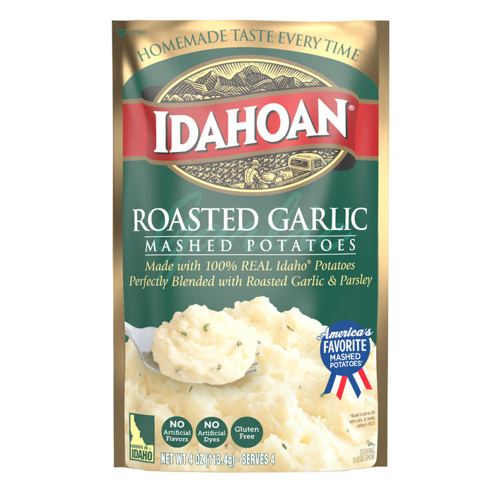 Front image of Idahoan® Roasted Garlic Mashed Potatoes
