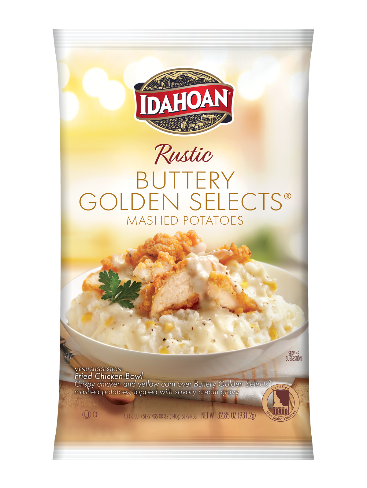 Idahoan® RUSTIC Buttery Golden Selects® Mashed Potatoes