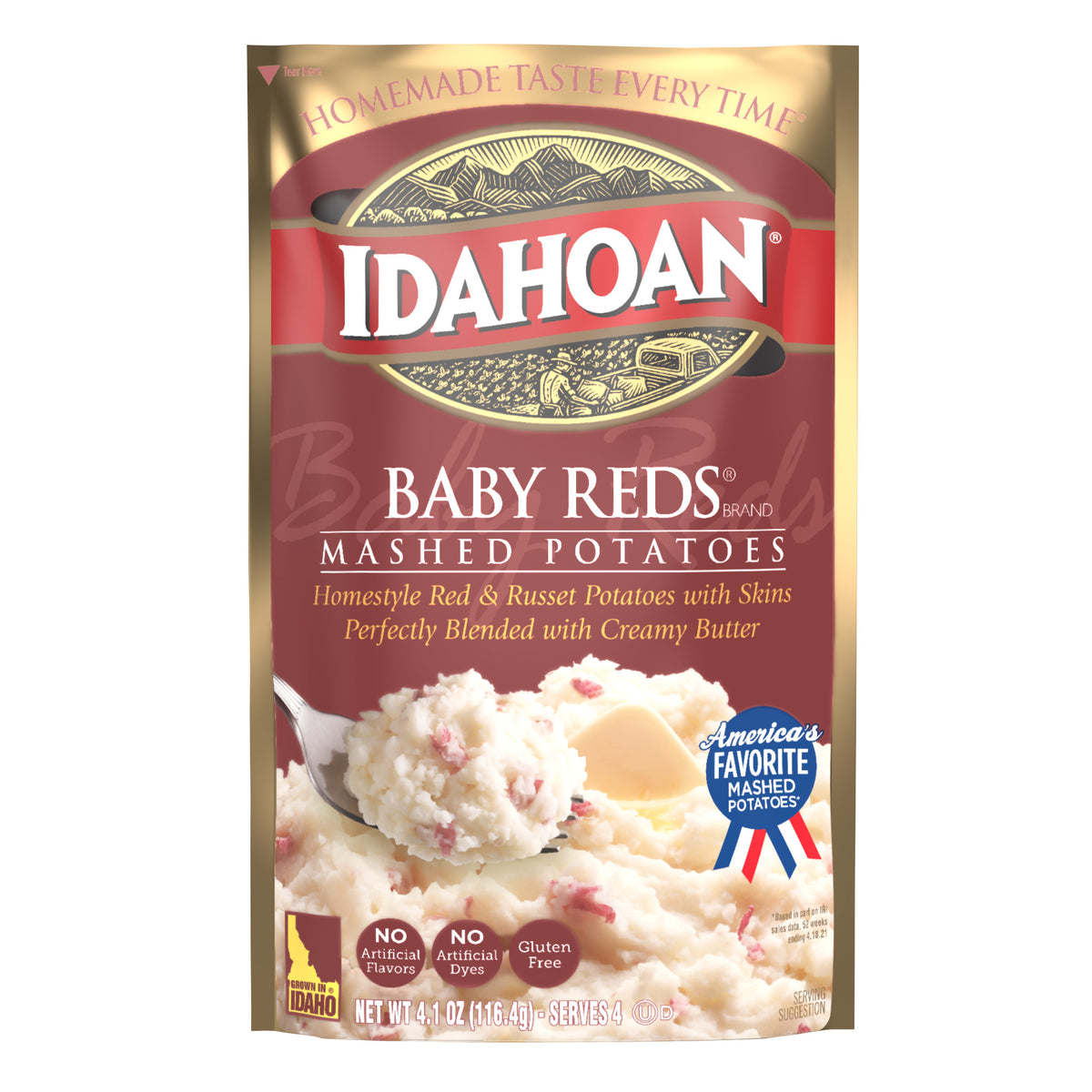 Idahoan Mashed Potatoes, Baby Reds, Family Size, Search