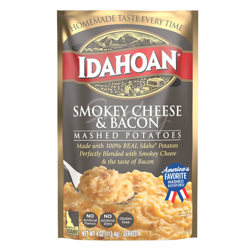 Front image of Idahoan® Smokey Cheese & Bacon Mashed Potatoes
