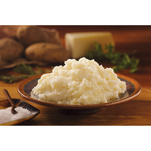 Idahoan® SMARTMASH® Very Low Sodium Dairy-Free Mashed Potatoes made on a plate