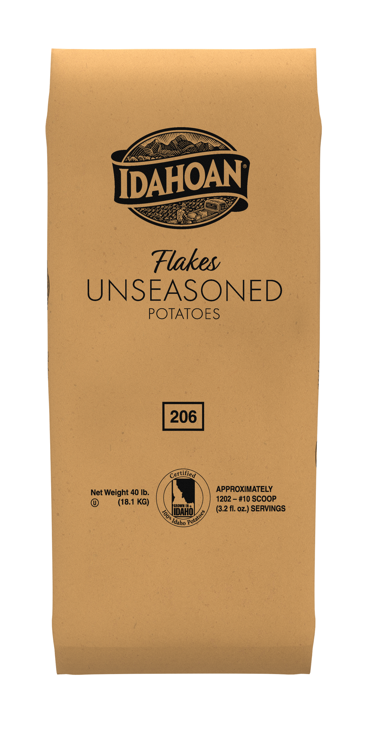 Basic American Foods Potato Flakes Instant 40 Pound -- 1 Case
