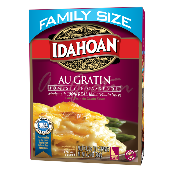 Front image of Idahoan® Au Gratin Homestyle Casserole Family Size
